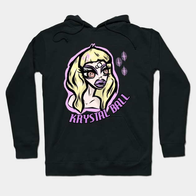 Krystal Ball - Blonde Bombshell Hoodie by krystalballdiva